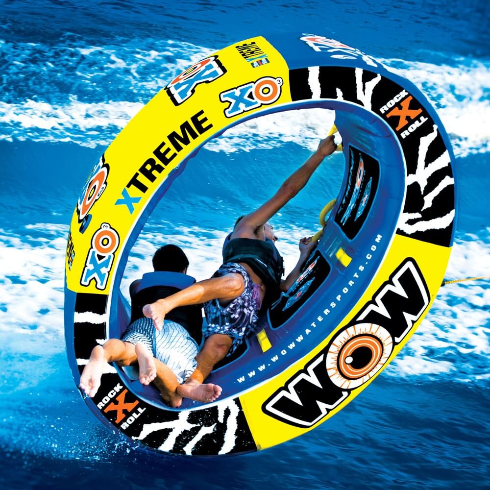 WOW Sports XO XTREME 1-3 Person Towable (12-1030) by Jupiter Gear