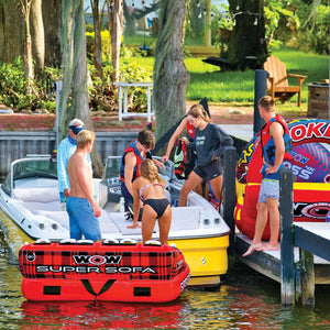 WOW Sports Super Sofa 1 to 3-Person Towable (21-1040) by Jupiter Gear