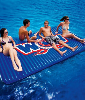 WOW Sports Floating Pool and Lake Water Walkway and Lounge - Yellow (12-2050) by Jupiter Gear