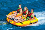 WOW Sports Wild Wing 3 Person Towable Water Tube For Pool and Lake (18-1130) by Jupiter Gear
