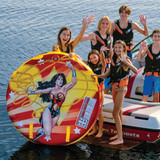 WOW Sports DC Comics Wonder Woman 2-Person Soft Top Deck Tube Towable by Jupiter Gear