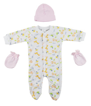 Sleep-n-Play, Cap and Mittens - 3 pc Set
