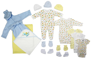 Newborn Baby Boys 15 Pc Layette Baby Shower Gift Set