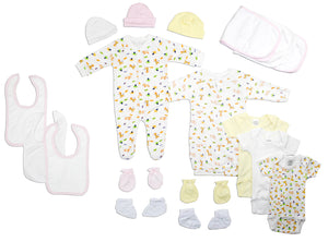 Newborn Baby Girls 18 Pc Layette Baby Shower Gift Set