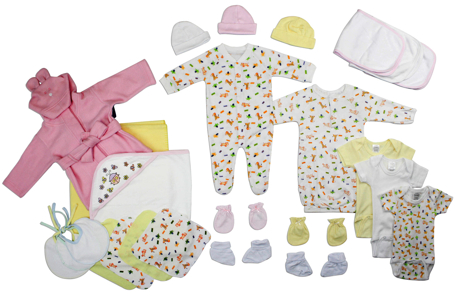Newborn Baby Girls 25 Pc Layette Baby Shower Gift Set