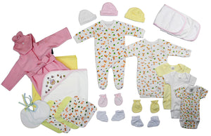 Newborn Baby Girls 25 Pc Layette Baby Shower Gift Set