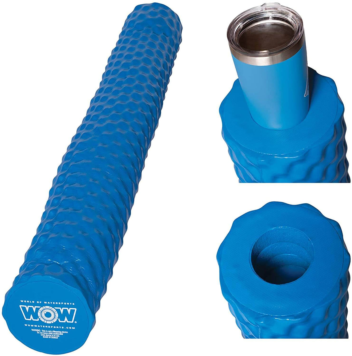 WOW Sports WOW Dipped Foam Pool Noodle 6.5" with Cup Holder (20-2400) by Jupiter Gear