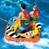 WOW Sports Mojo 1-2 Person Towable Water Tube For Pool and Lake (16-1060) by Jupiter Gear