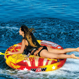 WOW Sports DC Comics Wonder Woman 2-Person Soft Top Deck Tube Towable by Jupiter Gear