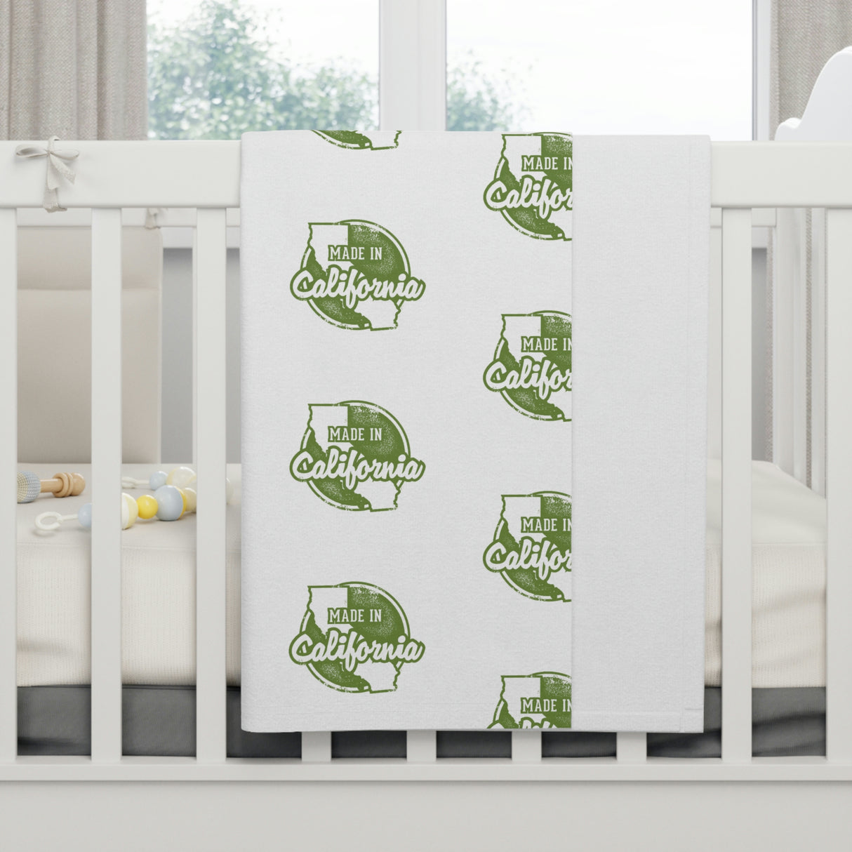 Aiden's Corner Made In Califormia Soft Fleece Baby Blanket
