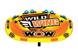 WOW Sports Wild Wing 3 Person Towable Water Tube For Pool and Lake (18-1130) by Jupiter Gear