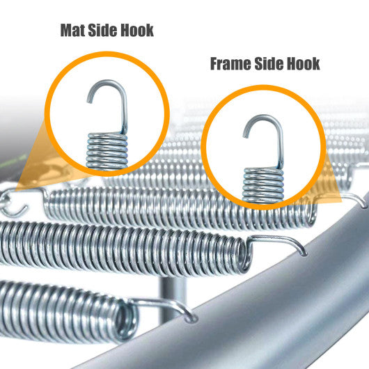 5.5 Inch/7 Inch Rustproof Galvanized Steel Replacement Trampoline Elasticity Springs-7"