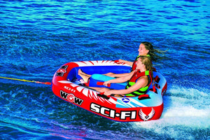 WOW Sports Sci-Fi 2 Person 2P Cockpit Towable (22-WTO-3969) by Jupiter Gear