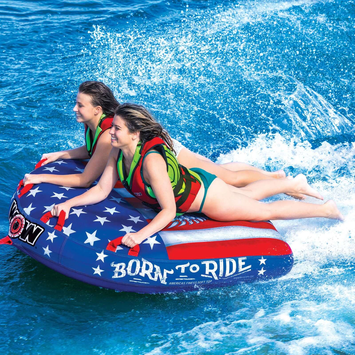 WOW Sports Born To Ride 2P Towable (20-1010) by Jupiter Gear