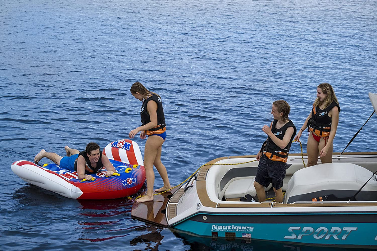 WOW Sports Javelin 2 Person 2P Towable (22-WTO-3974) by Jupiter Gear