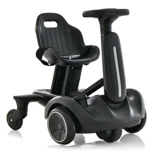 6V Kids Ride on Drift Car with 360 ° Spin and 2 Adjustable Heights-Black