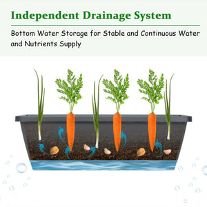 5-Tier Raised Garden Bed with Water Drainage for Flowers Vegetables