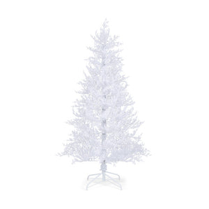 6 Feet Artificial Xmas Tree with 383 PE Branch Tips and 300 LED Lights