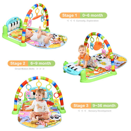 Baby Kick and Play Piano Gym Activity Play Mat