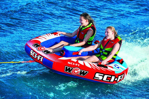 WOW Sports Sci-Fi 2 Person 2P Cockpit Towable (22-WTO-3969) by Jupiter Gear