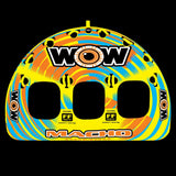 WOW Sports Macho 1-3 Person Towable Water Tube For Pool and Lake (16-1030) by Jupiter Gear