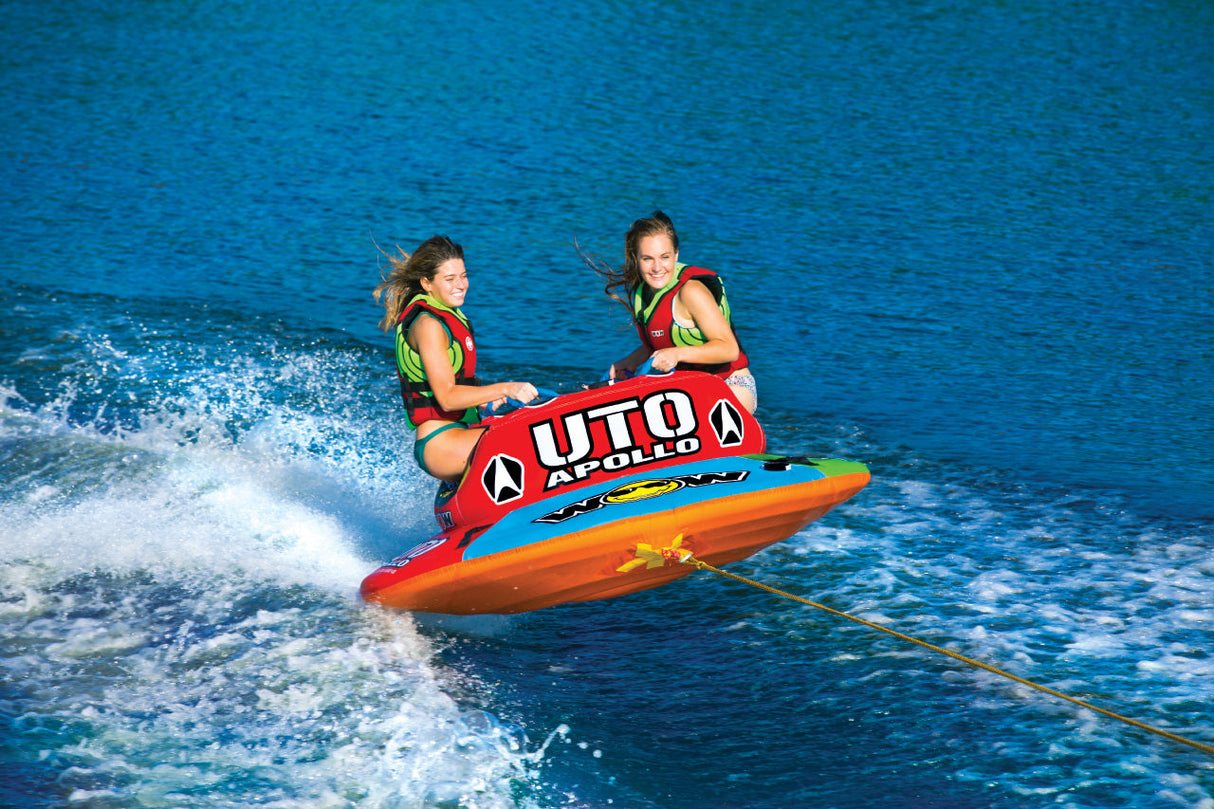 WOW Sports Uto Apollo 2 Person Towable Water Tube For Pool and Lake (18-1090 ) by Jupiter Gear