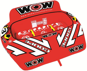 WOW Sports 3-Person Coupe Cockpit Towable (21-1080) by Jupiter Gear