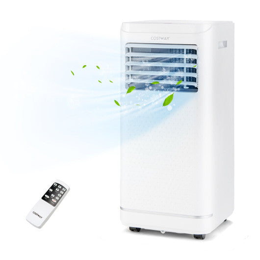 8000 BTU Portable Air Conditioner with Dehumidifier and Fan Mode