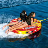 WOW Sports DC Comics Wonder Woman 2-Person Soft Top Deck Tube Towable by Jupiter Gear