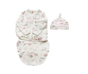 Hat + Long Sleeve Swaddle Sack Bundle by embé®