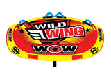 WOW Sports Wild Wing 2 Person Towable Water Tube For Pool and Lake (18-1120) by Jupiter Gear