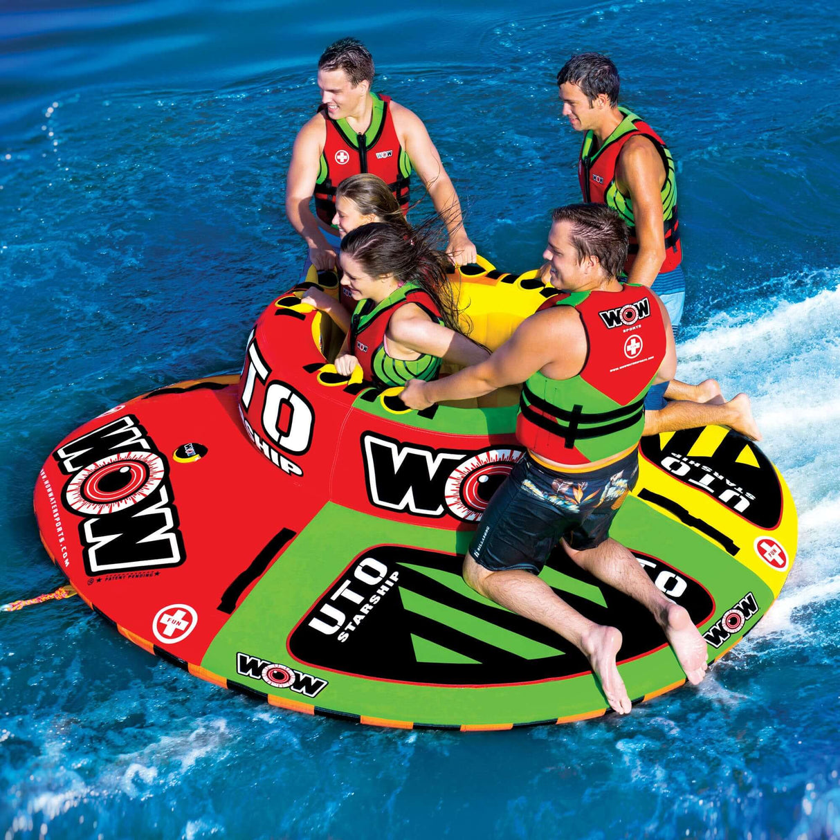 Wow Sports UTO Starship 1-5 Person Towable (15-1110) by Jupiter Gear