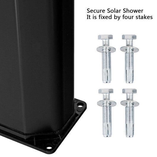 7.2 Feet Adjustable Outdoor Solar Heating Shower Head