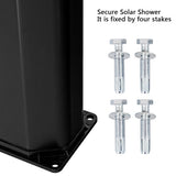 7.2 Feet Adjustable Outdoor Solar Heating Shower Head