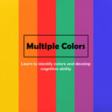 6 Pieces Multifunctional Hexagon Toddler Floor Cushions Classroom Seating with Handles-Multicolor