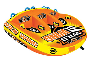 WOW Sports Wild Wing 3 Person Towable Water Tube For Pool and Lake (18-1130) by Jupiter Gear