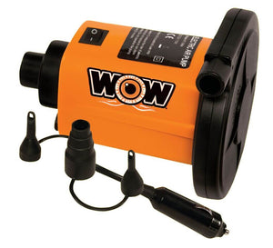 WOW Sports 1 Person Towable Water Tube - Ace Racing Starter Kit w 12V Pump & 1K Tow Rope by Jupiter Gear