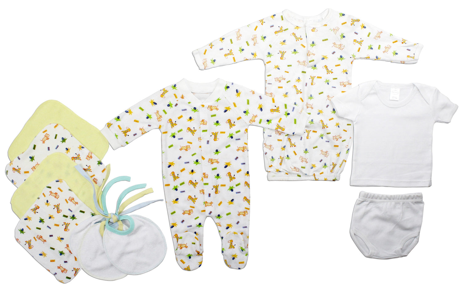 Unisex Newborn Baby 11 Pc Layette Baby Shower Gift Set