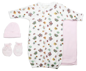 Girls 4 Piece Layette Set