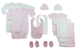 Girls 10 Piece Layette Set