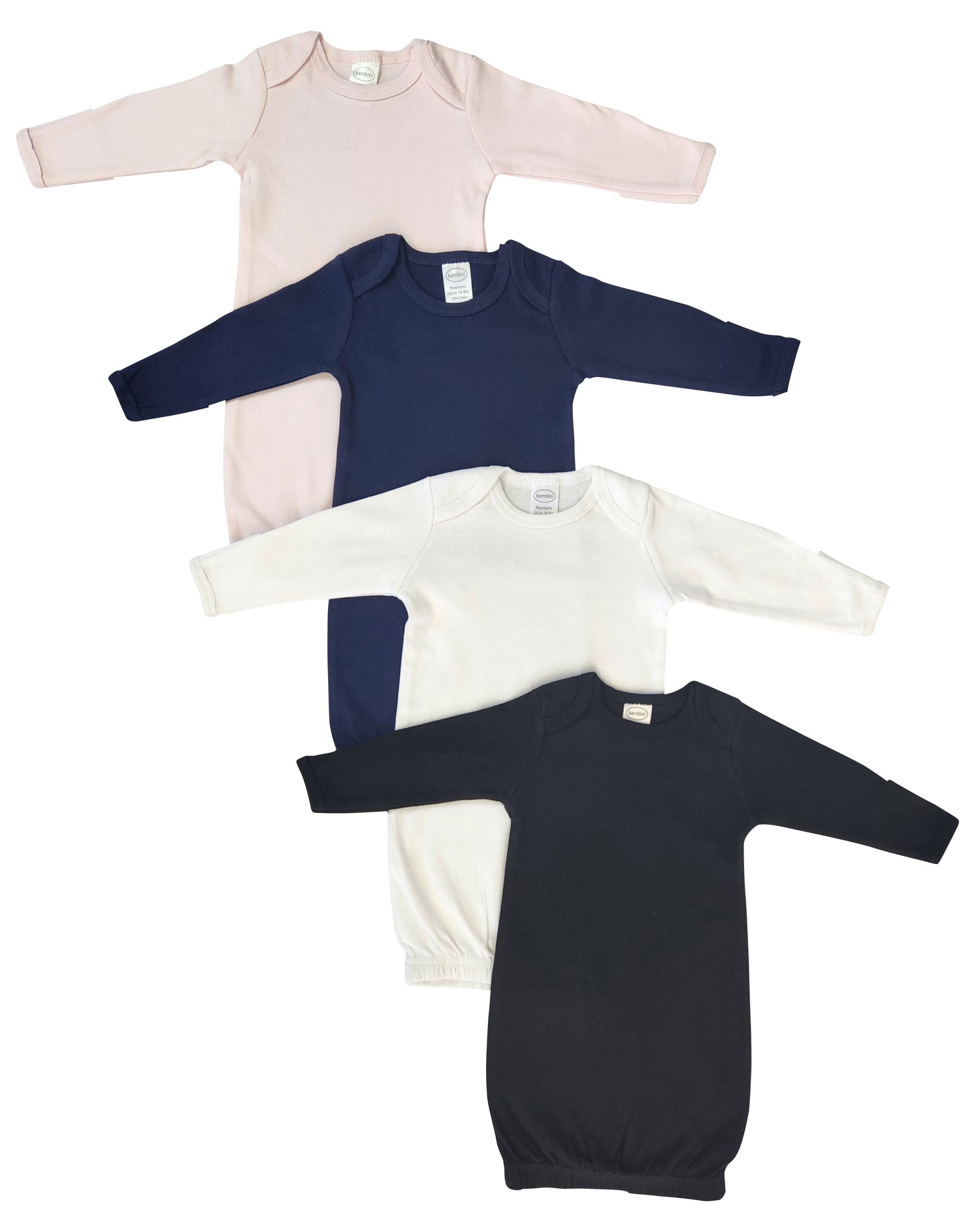 Newborn Baby Girl 4 Piece Gown Set