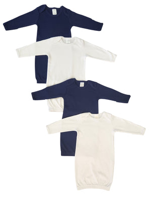 Unisex Newborn Baby 4 Piece Gown Set