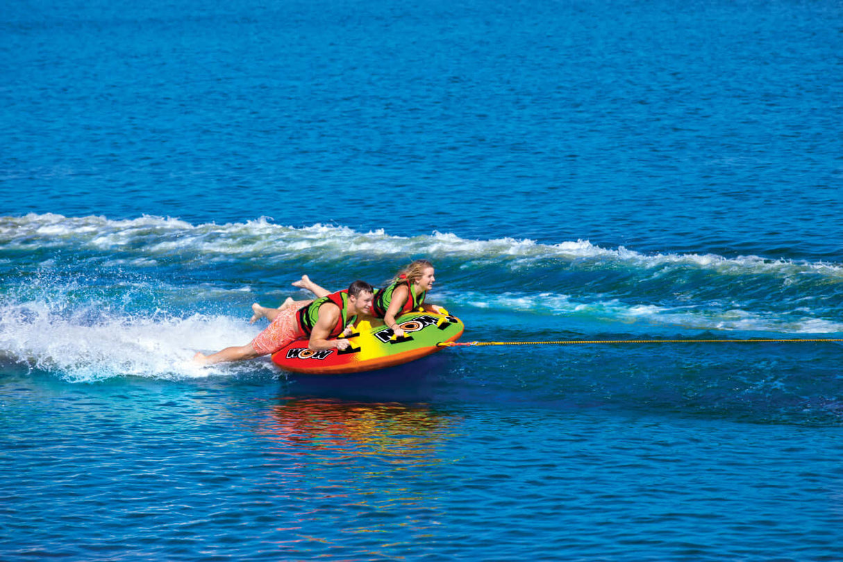 WOW Sports Uto Galaxy 1-2 Person Towable Water Tube For Pool and Lake (18-1080) by Jupiter Gear