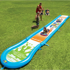 WOW Sports Single Lane Backyard Lawn Slide with Attached Pool (21-2160-WOW) by Jupiter Gear