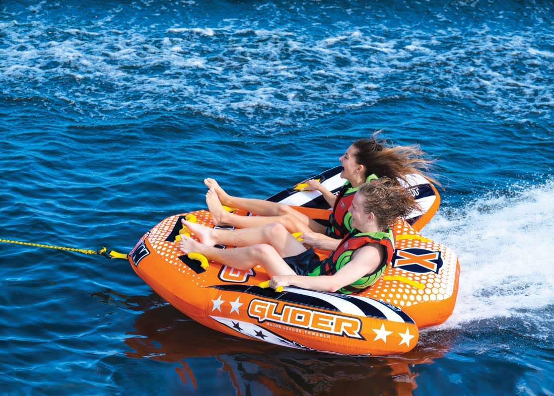 WOW Sports Glider 2 Person 2P Towable with Flex Seating (22-WTO-3966) by Jupiter Gear
