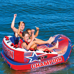 WOW Sports Champion 3-Person Towable (21-1010) by Jupiter Gear