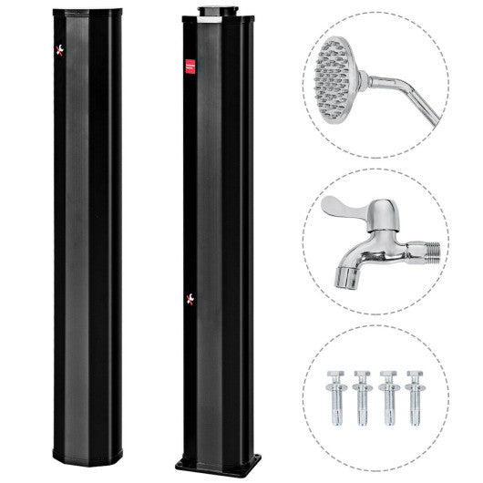 7.2 Feet Adjustable Outdoor Solar Heating Shower Head