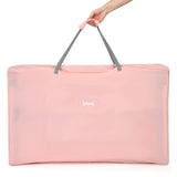 Portable Baby Bedside Sleeper with Adjustable Heights and Angle-Pink
