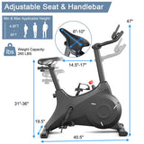 Magnetic Resistance Stationary Bike for Home Gym