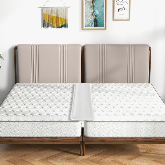 9"/12" Wide Bed Bridge Twin to King Converter Kit with Strap-9 inches